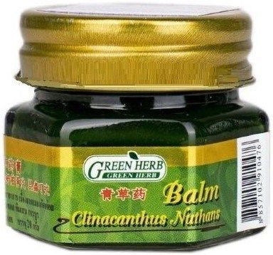 Cooling green balm "Green herbs" Novolife Grace Green Herb Cooling Balm Green, 20 gr